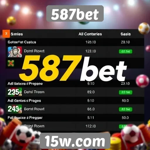 Avaliação das ofertas de jogos no 587bet