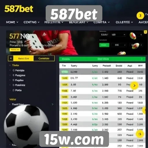 Novas funcionalidades do site 587bet em destaque